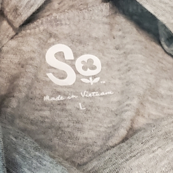 SO light gray turtleneck, size L - Picture 3 of 3